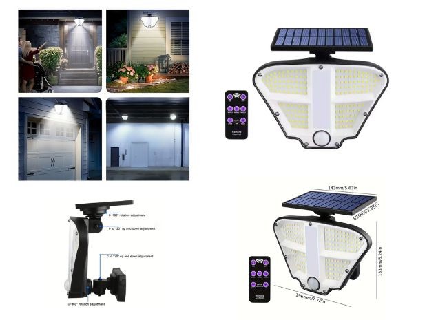 &u+  REFLECTOR SOLAR SENSOR MOVIMIENTO KQ-D07